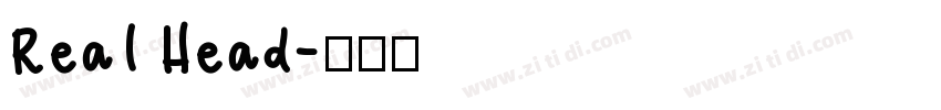 Real Head字体转换